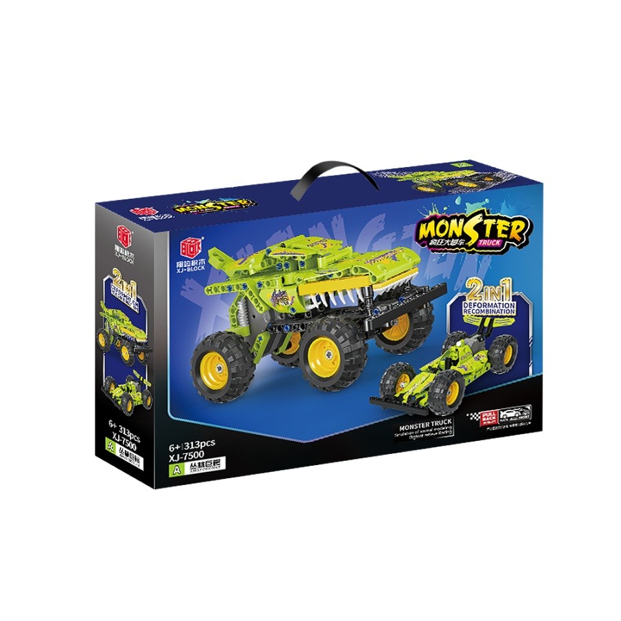 越野积木模型玩具