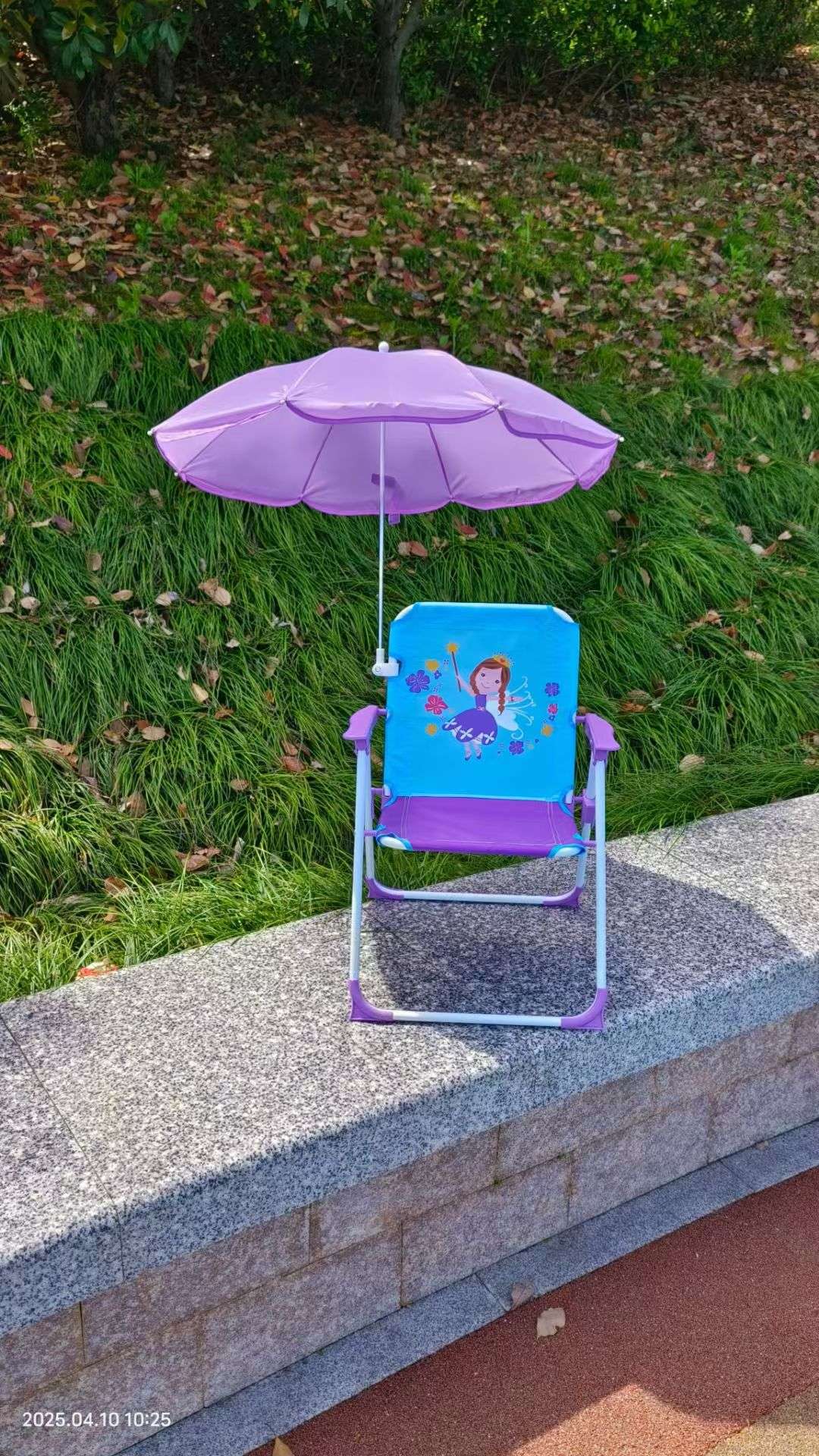 儿童沙滩椅子折叠海边户外儿童遮阳伞野营休闲靠背宝宝2025新款详情图3