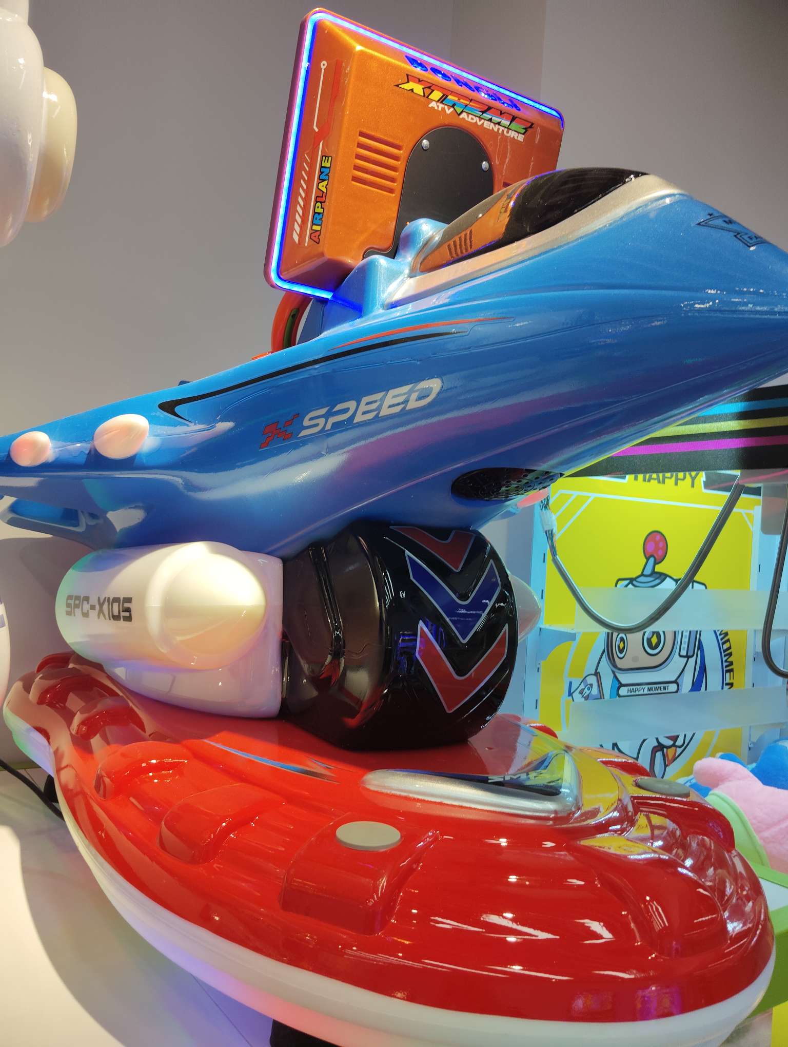 Factory direct sales of swing aircraft, rocking machine, square car, game machine and fighter jet J-36 detail image 2