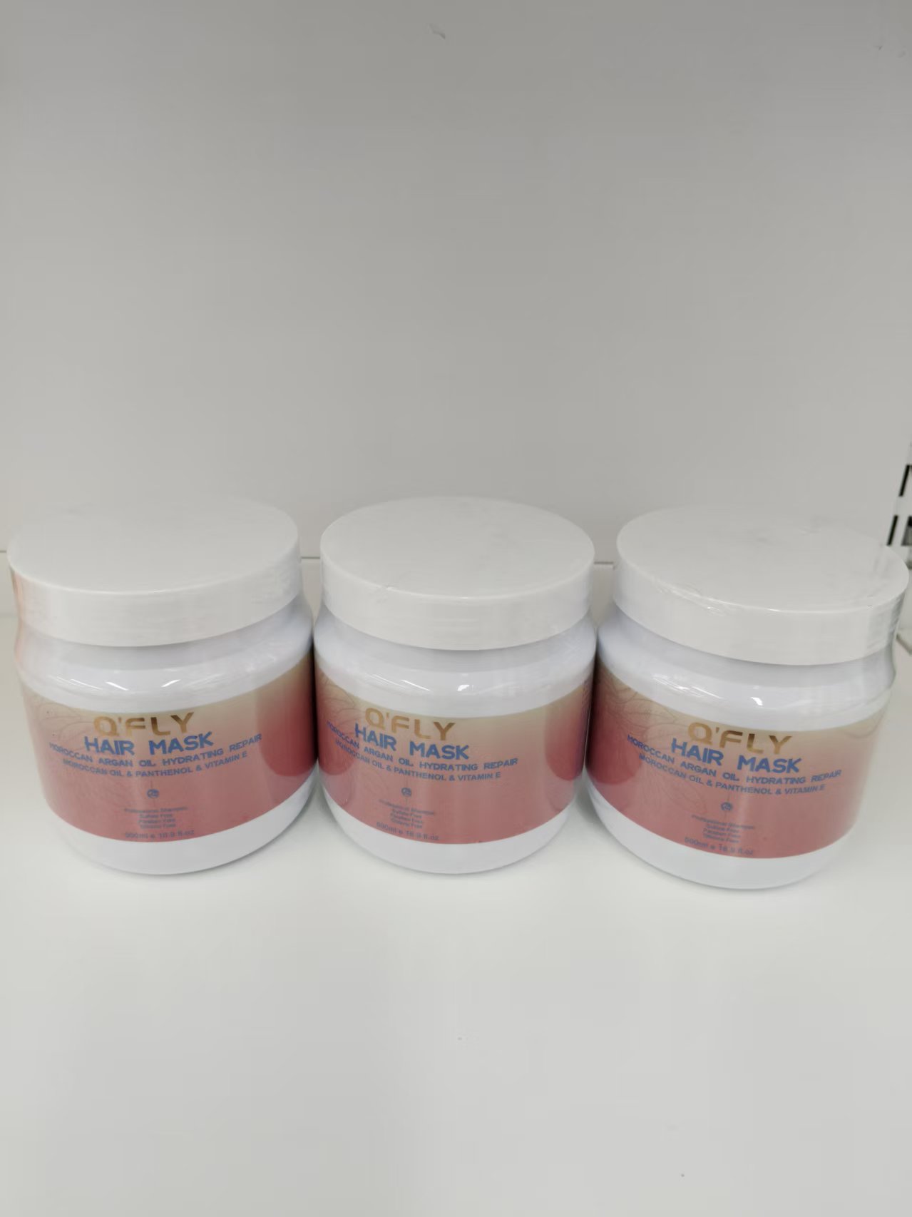 maxi limpio 500毫升摩洛哥坚果油维他命E深层修护发膜出口外贸