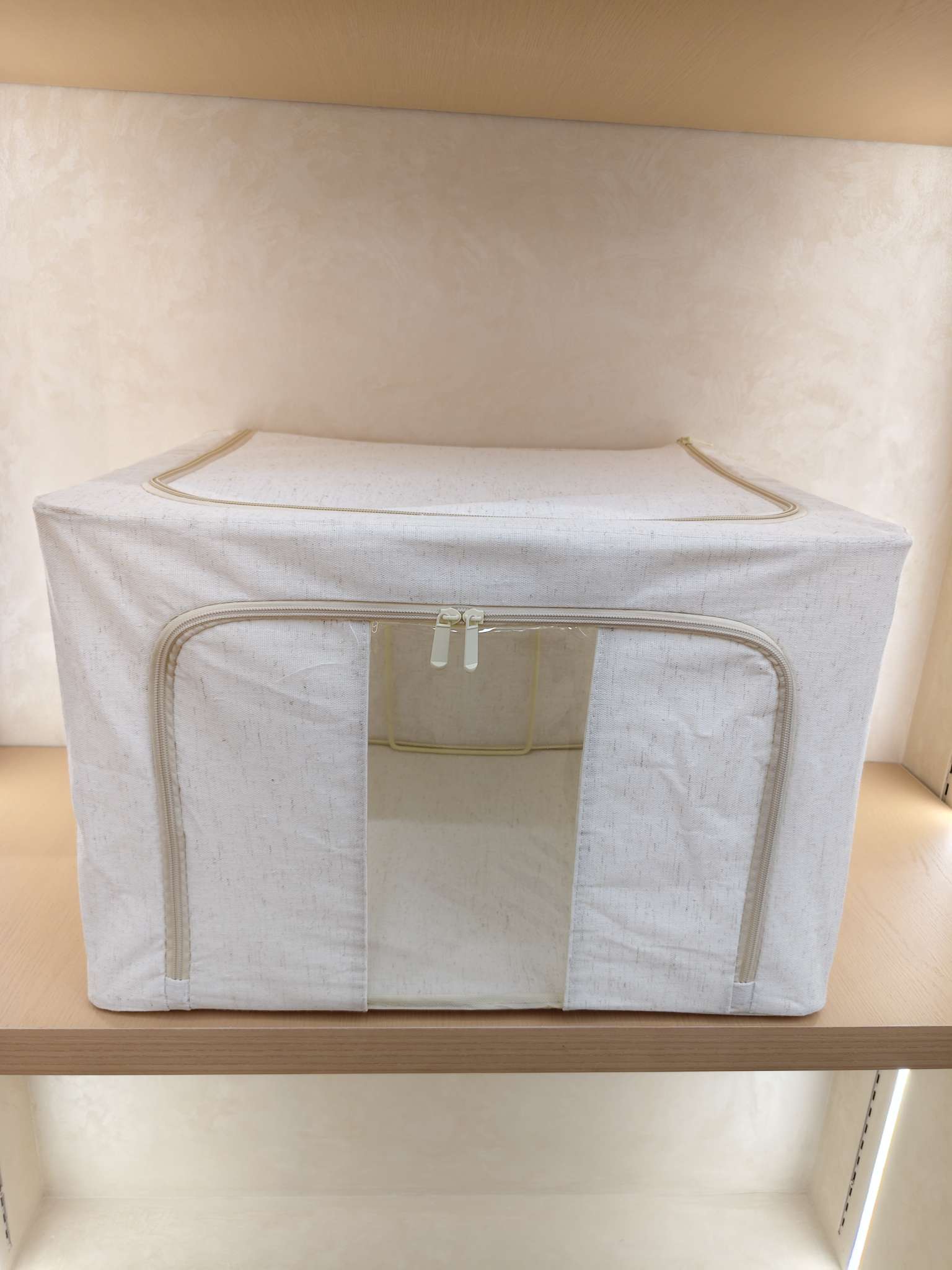 日用百货天山棉麻收纳箱家用防尘整理箱收纳箱批发多尺寸储物箱整理盒详情图4