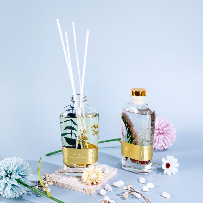 干花无火藤条香薰120ml · 花卉装饰香氛｜长效扩香｜卧室客厅卫浴通用空气清新剂香水香薰