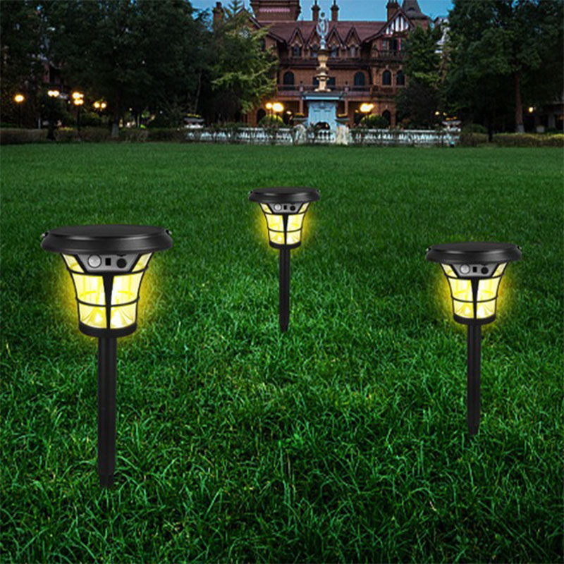 Outdoor lights, solar camping lights, rechargeable solar ground plug lights, portable lights, garden lights, color-changing landscape lights thumbnail