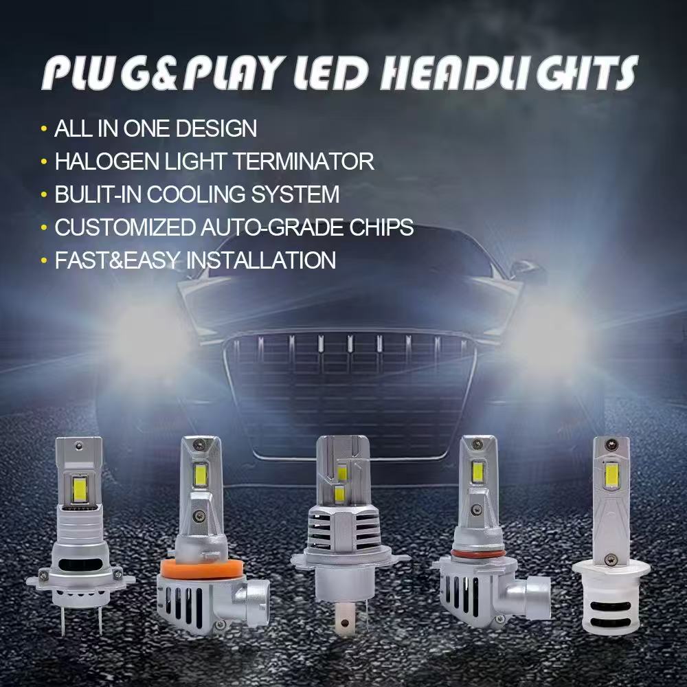 Cross-border dedicated automotive led headlights, high-brightness integrated high and low beam automotive headlights, LED headlamps pic 3