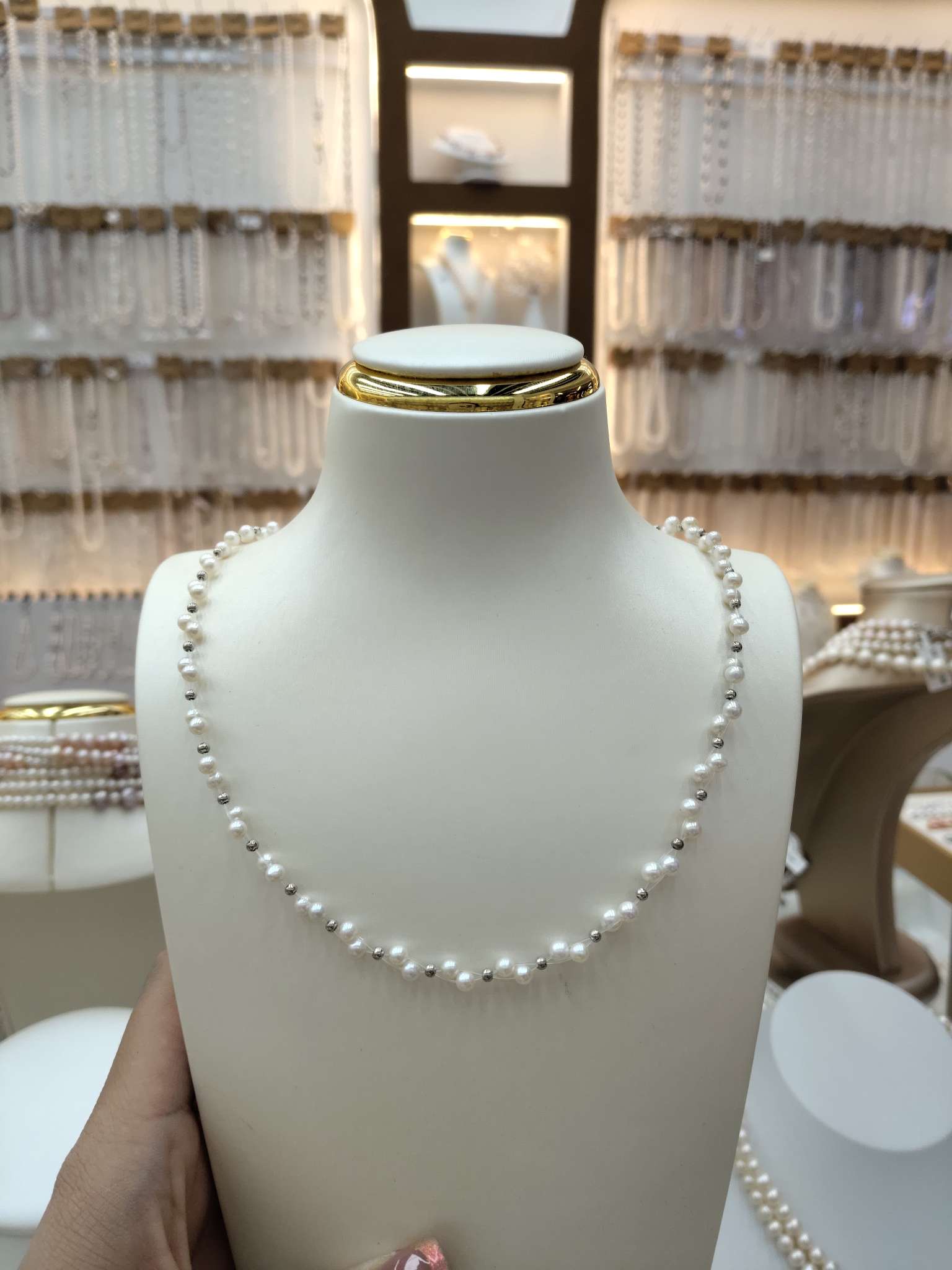 2025 Bestseller Starry Sky Pearl Necklace: Young, Fashionable, Classic and Versatile CP5320128 details Picture