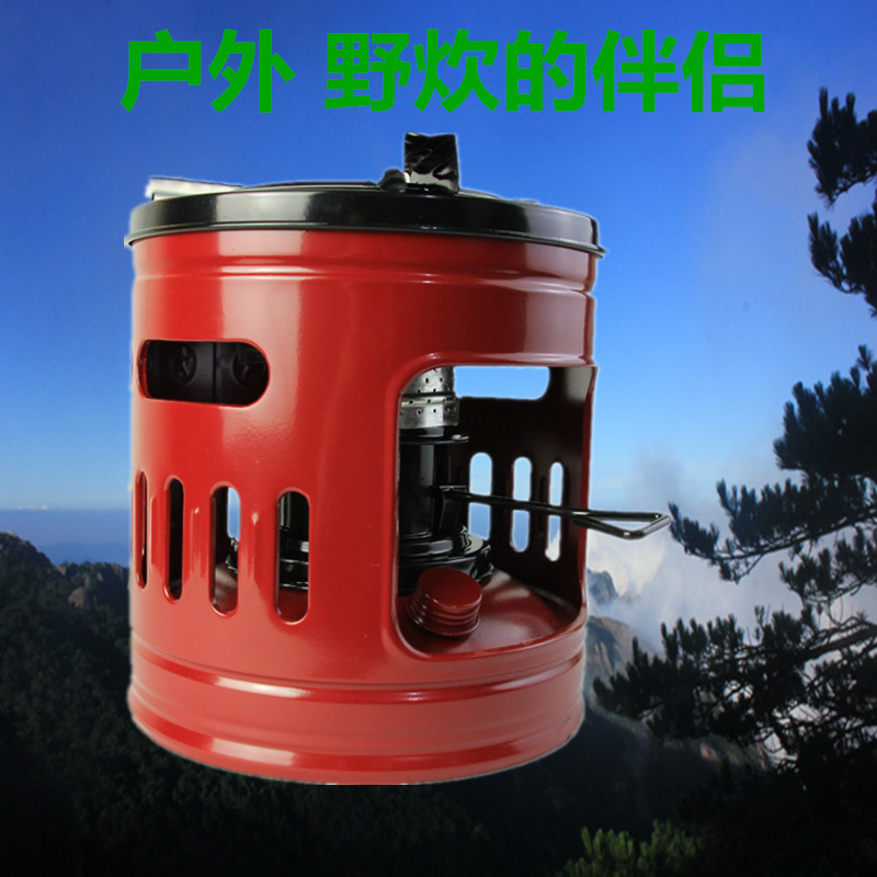 Yanlun brand kerosene fire-water stove with 10 cores, household nostalgic and retro sugar painting outdoor burner, picnic stove Model 2008 Application Scenario