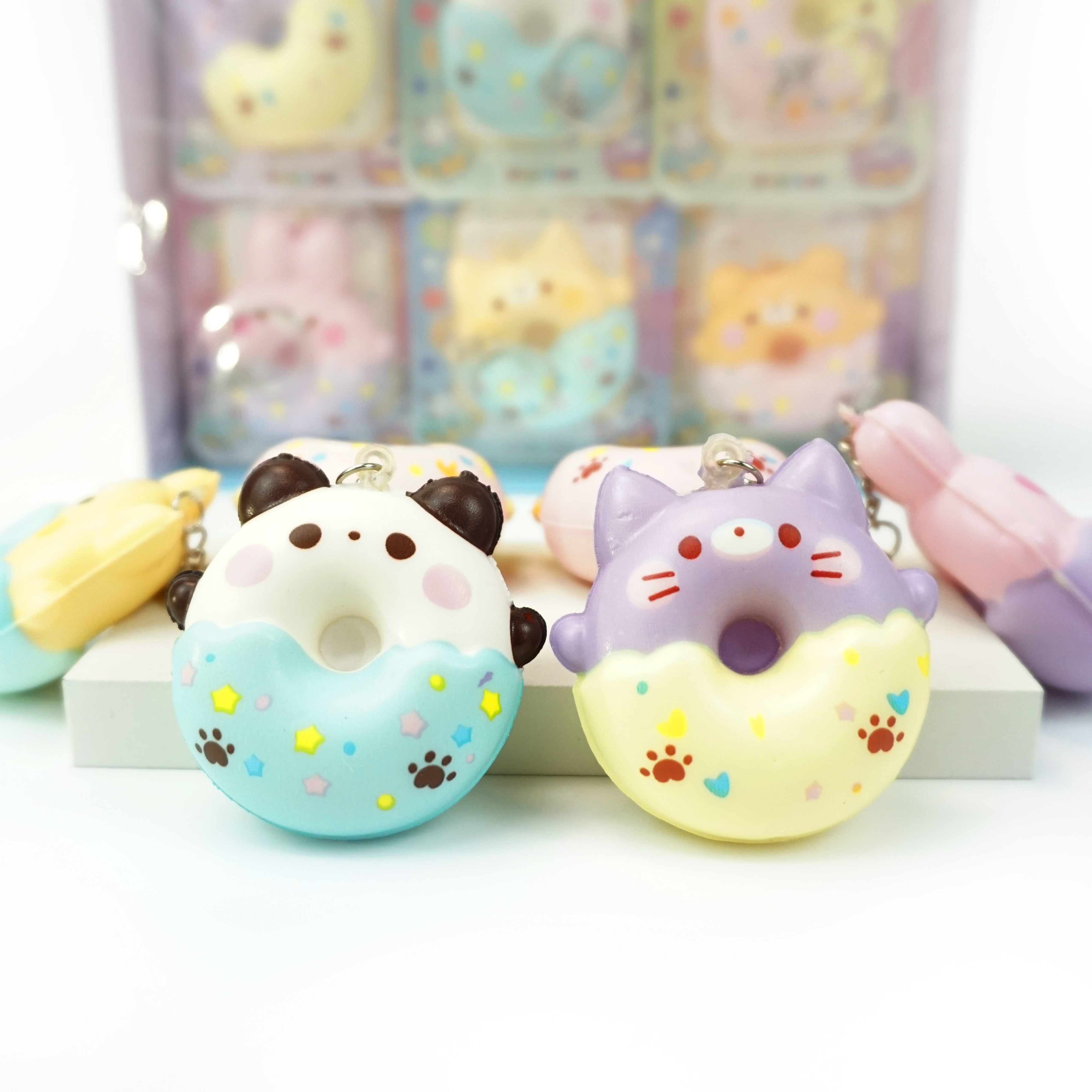 Cute donut-shaped extrusion toy details Picture