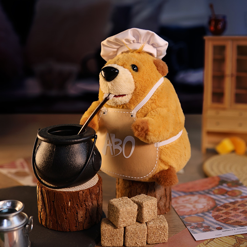 ABO啊波大声公潮玩盲盒发声音玩具公仔可爱毛绒玩偶手办桌面摆件毛绒玩具