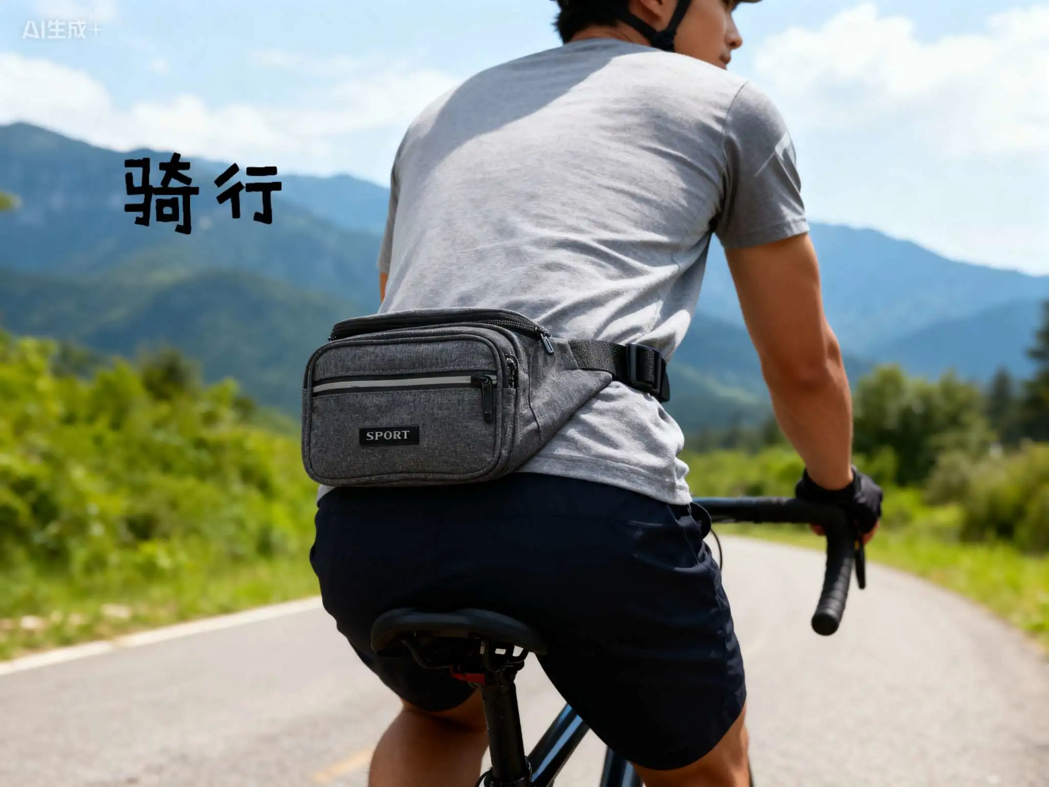 2025 Manufacturer's multi-functional waist bag, mobile phone bag, outdoor sports bag, large-capacity men's and women's business wallet, casual crossbody bag, wholesale and retail for foreign trade detail image 14