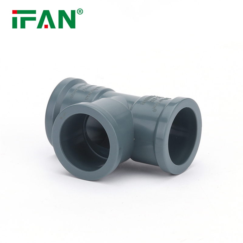 IFAN Factory Plumbing NBR Pvc Tee Sch80 Upvc Pipe Fittings细节图