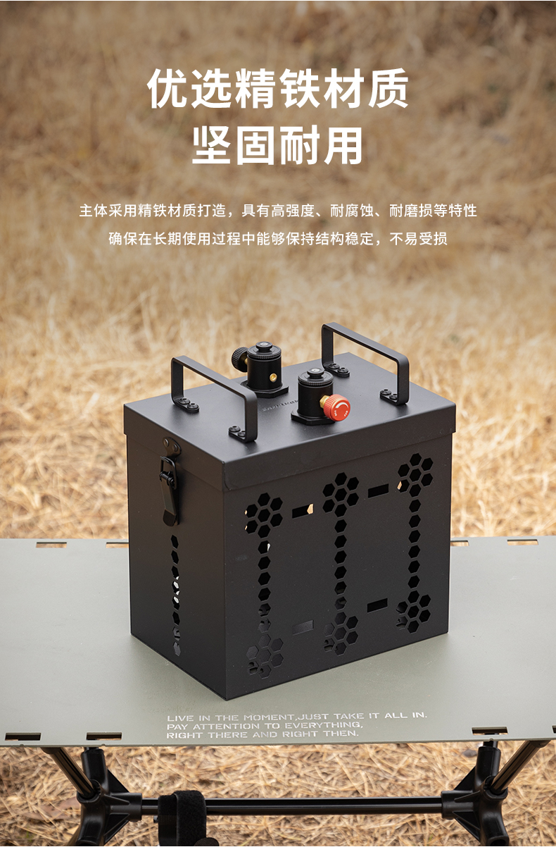 柯曼campingmoon卡式燃料储藏箱六供二转接头户外炉具房车长续航供给BKZ63详情3