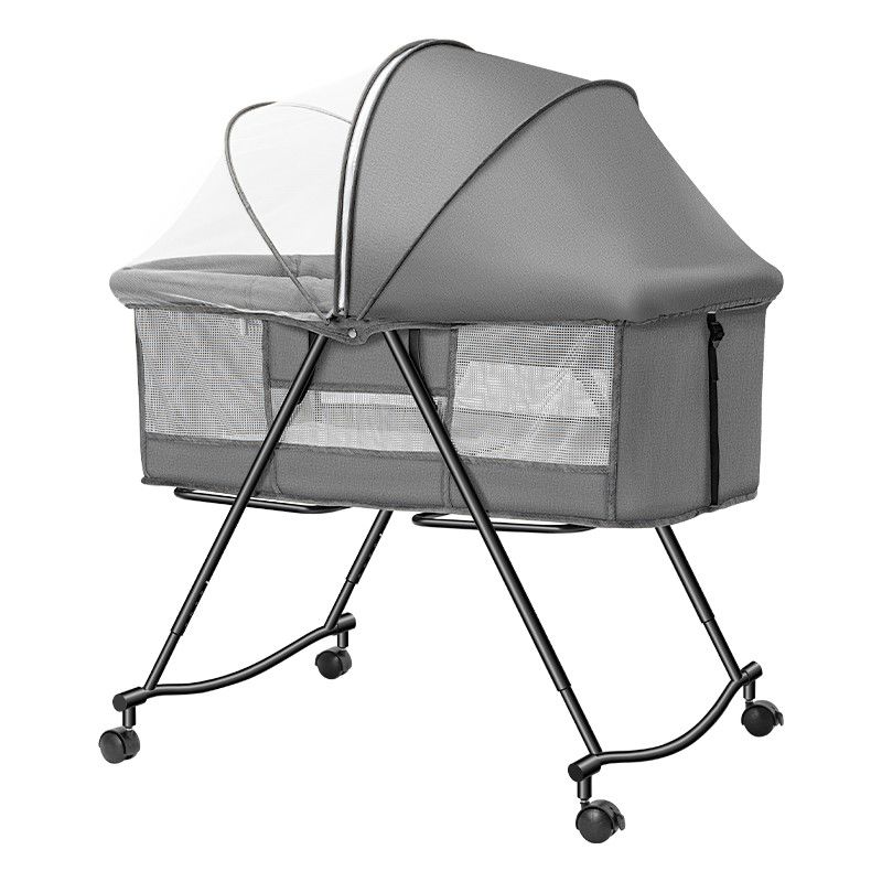 婴儿床多功能宝宝床新生儿可移动便携式小床拼接大床可折叠摇篮床