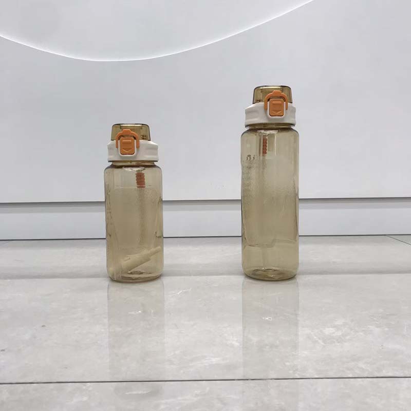 大容量运动水杯 便携挂绳弹盖水壶 多色健身户外耐摔塑料杯 男女通用 Sports 风格随手杯详情4