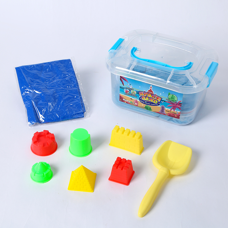 跨境外贸1000G手提收纳太空沙，棉花沙玩具套装，色彩缤纷，趣味十足，激发孩子创造力，亲子互动新选择