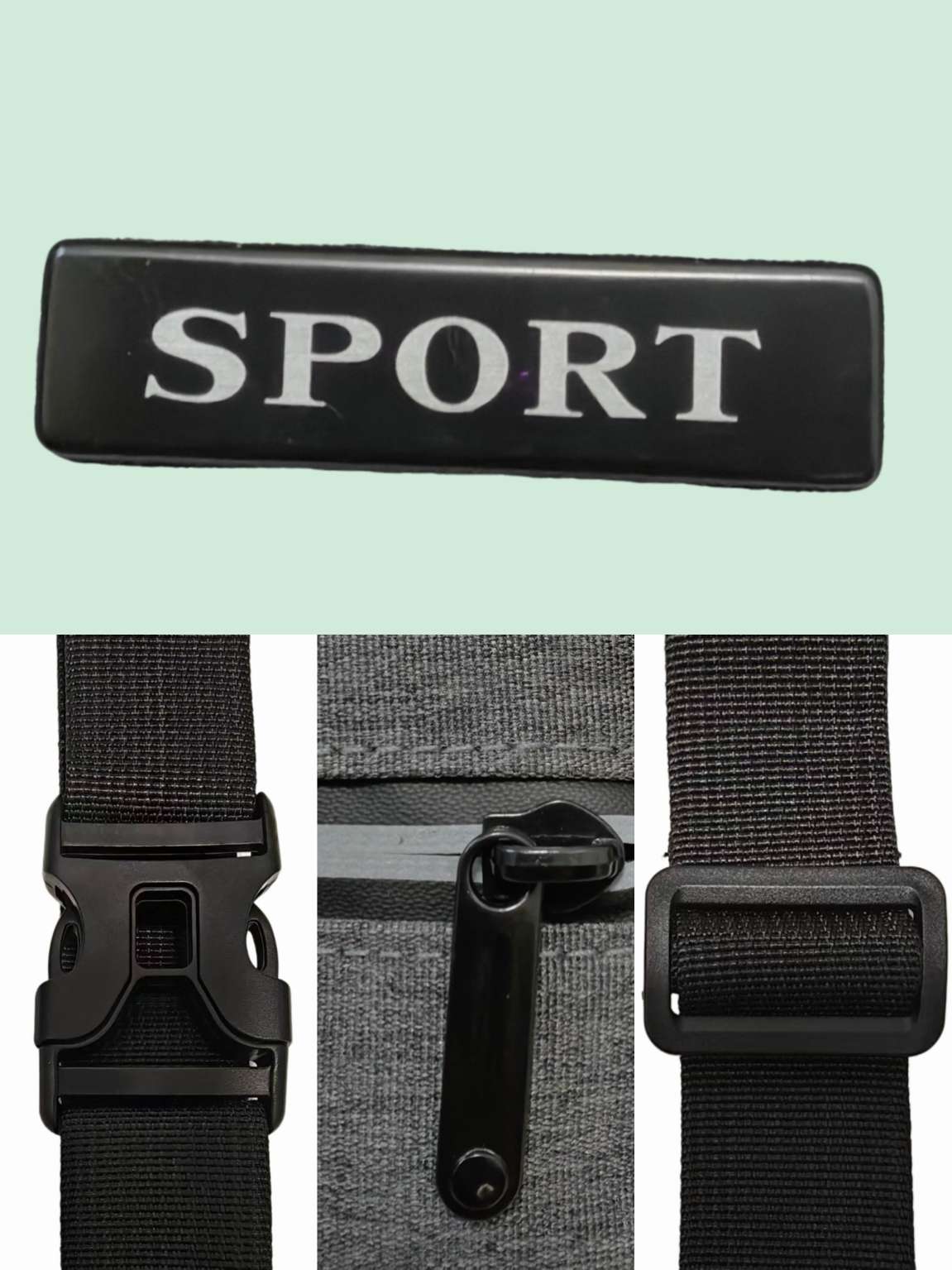 2025 Manufacturer's multi-functional waist bag, mobile phone bag, outdoor sports bag, large-capacity men's and women's business wallet, casual crossbody bag, wholesale and retail for foreign trade detail image 8