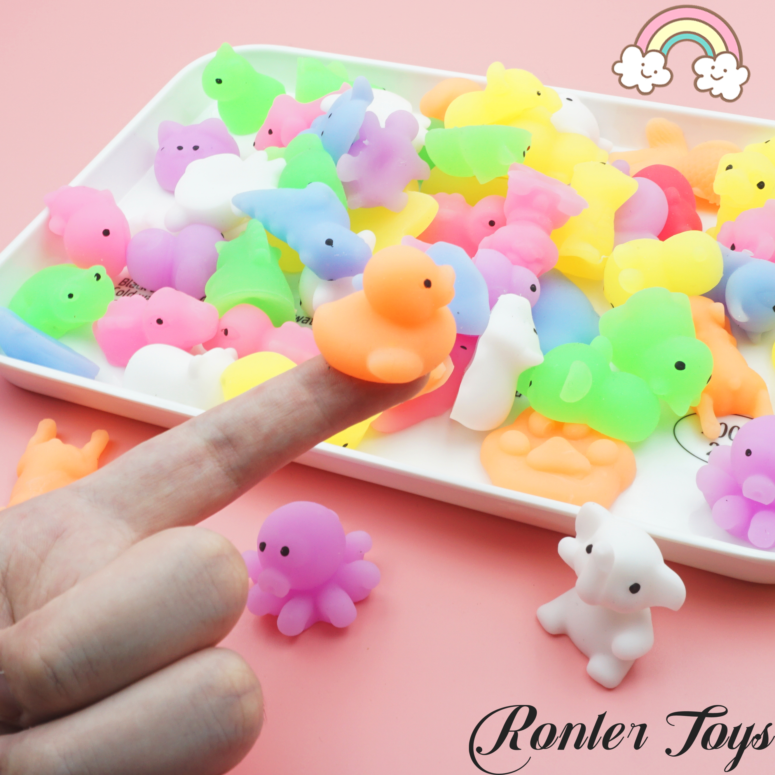Small animal-shaped extrusion toys Application Scenario