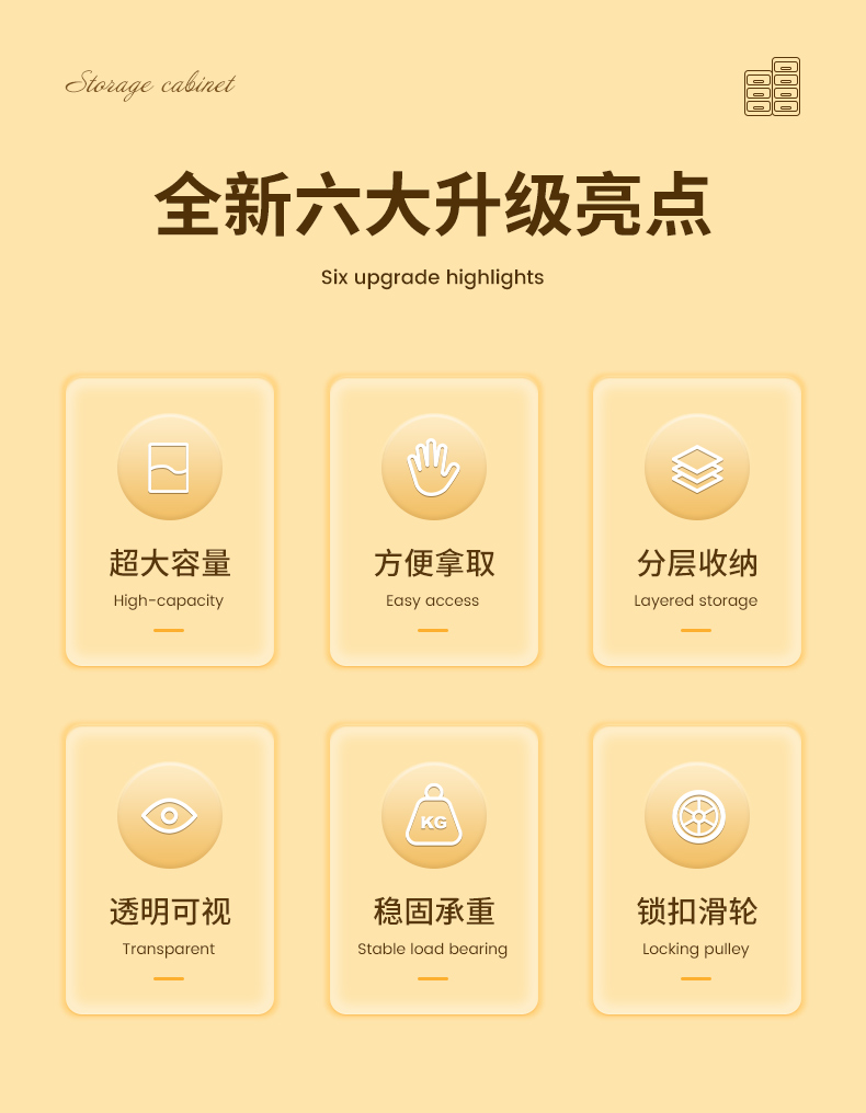 #110-113系列 窄缝抽屉柜详情2