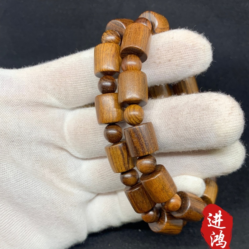 黑花梨手串，桶珠款式，款式新颖，设计独特，可批发零售