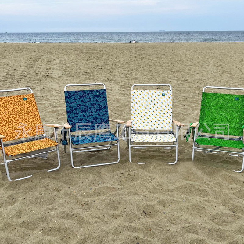 户外折叠椅便携式铝合金沙滩椅露营钓鱼椅子野营休闲调节躺椅详情1