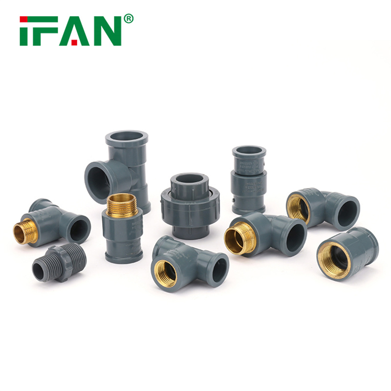 IFAN Upvc Sch80 NBR Pvc Pipe Fitting Plumbing Tee Adapter