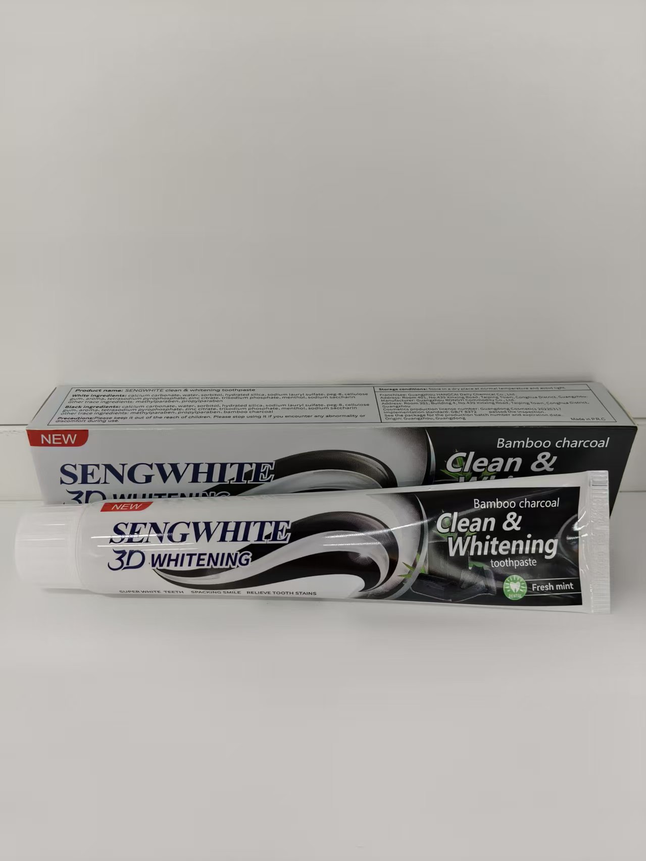maxi limpio100g Toothpaste, Bamboo Charcoal Cleaner, Relives Stains, Refreshing Mint Toothpaste Specification image