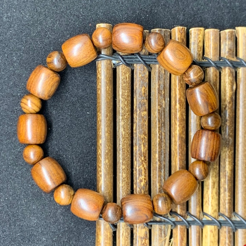 Black rosewood bracelet, drum bead style, novel style and unique design, available for wholesale and retail Item Picture