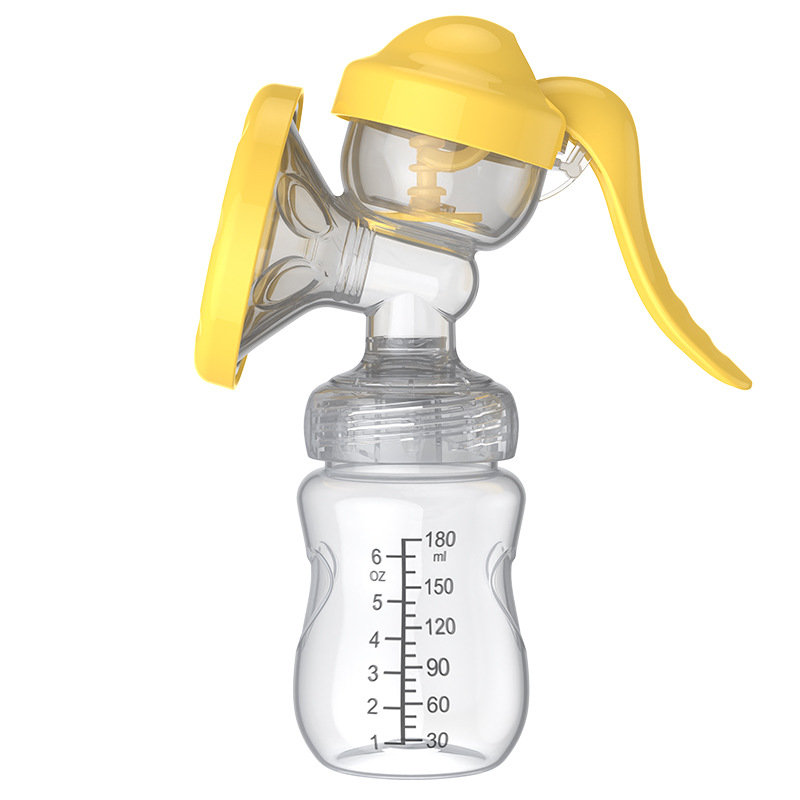 厂家直销短宽口手动吸奶器便携式宝宝母乳集乳器孕妇吸乳器厂家批 细节图