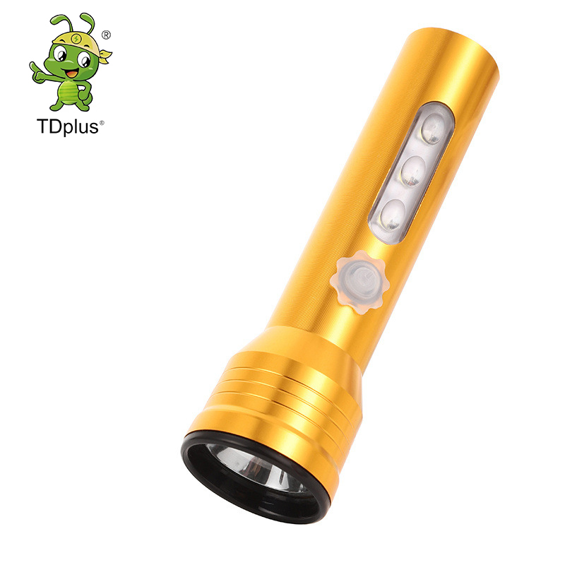 Probe point strong light flashlight, ultra-bright, rechargeable, long battery life, portable, multi-functional, emergency home, outdoor lighting, handheld lamp, searchlight, flashlight, small flashlight details Picture