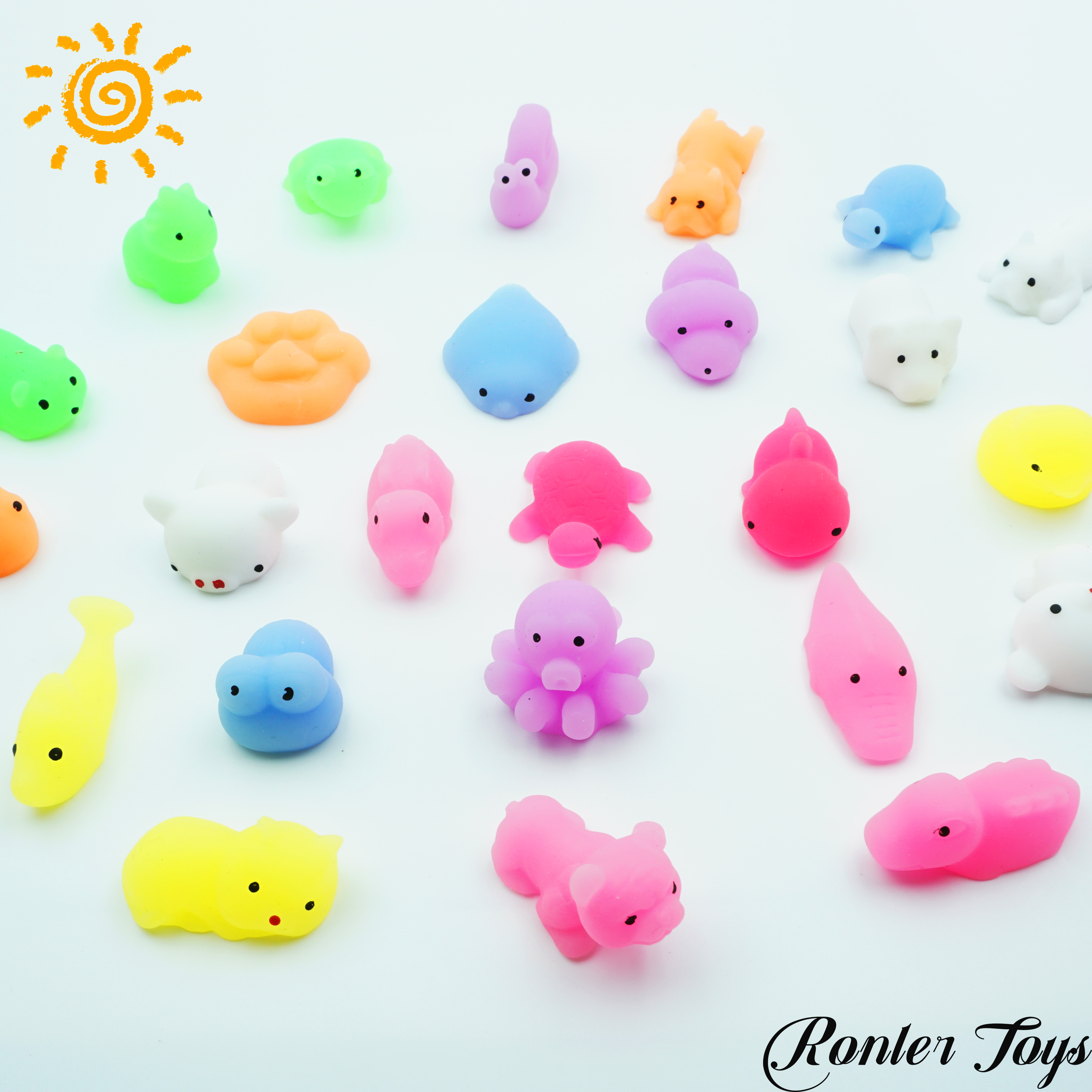 小号动物造型挤压玩具