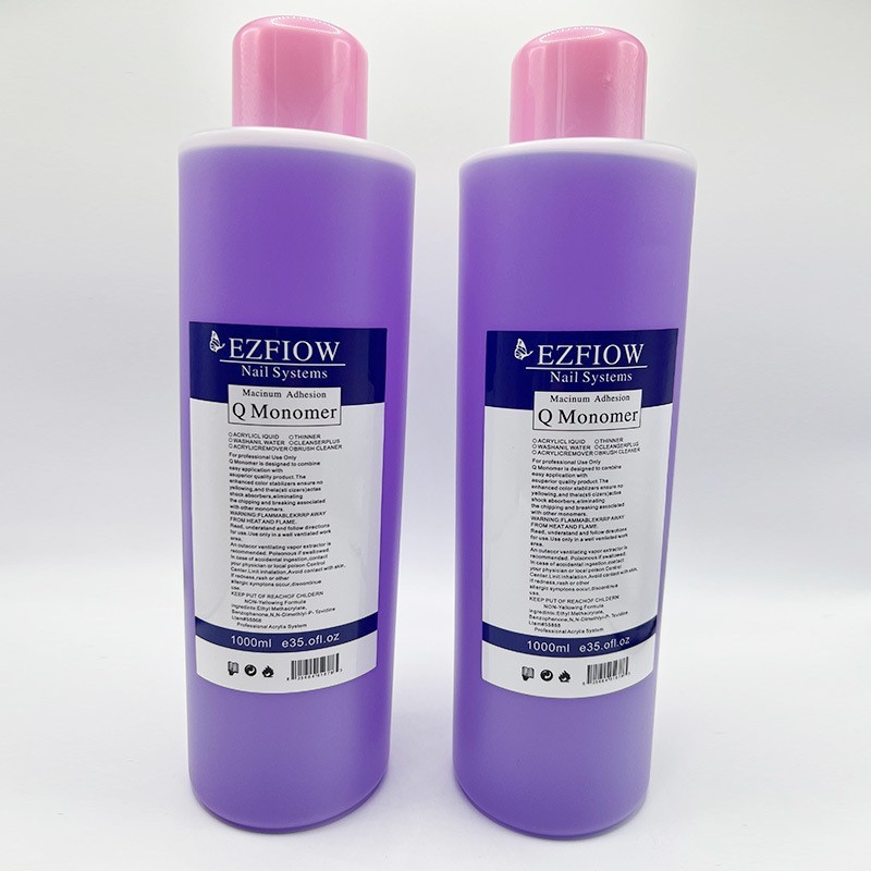 Nail polish purple crystal liquid 1000ml, crystal carving powder dissolving agent, crystal powder curing agent, wholesale crystal nail liquid Application Scenario