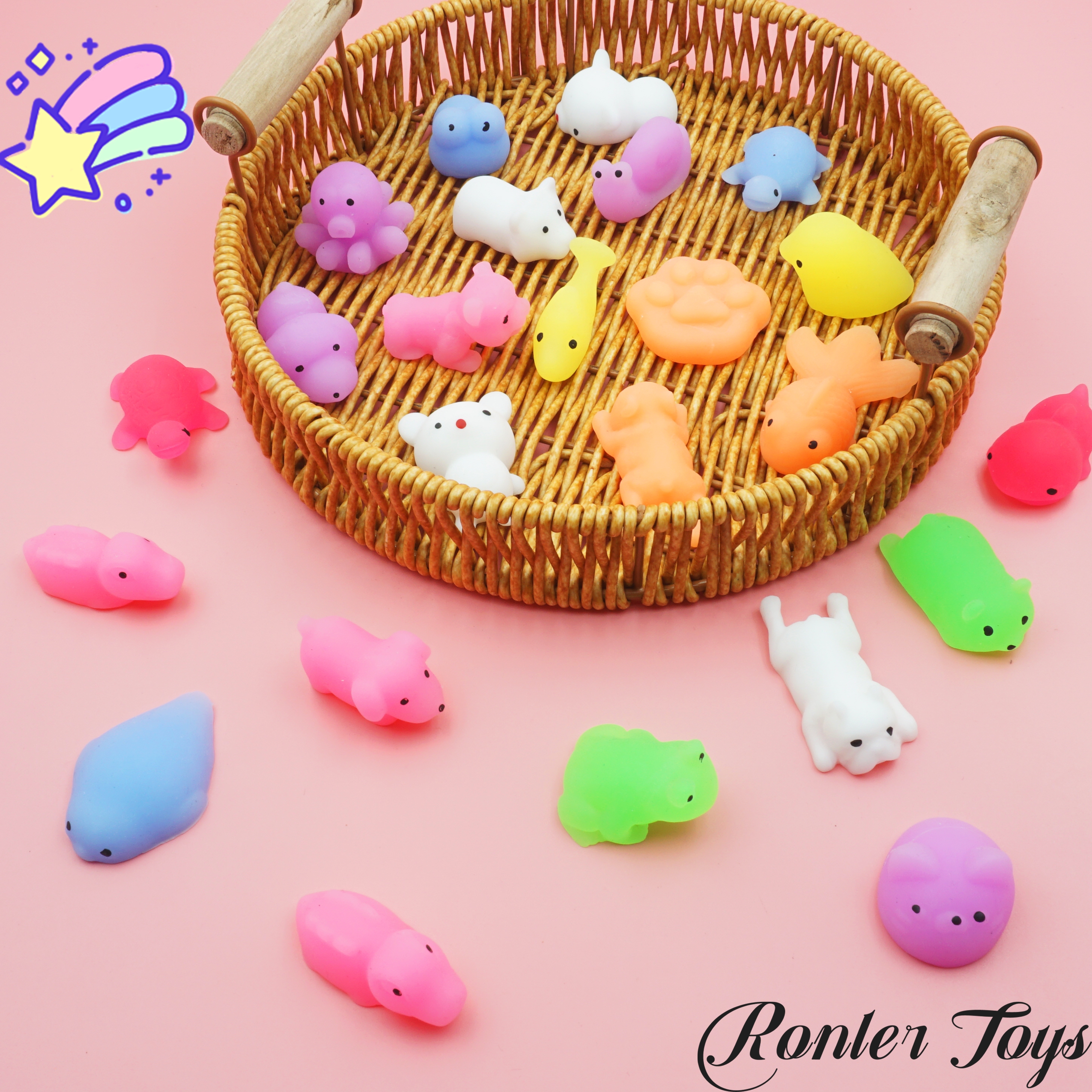 Small animal-shaped extrusion toys details Picture