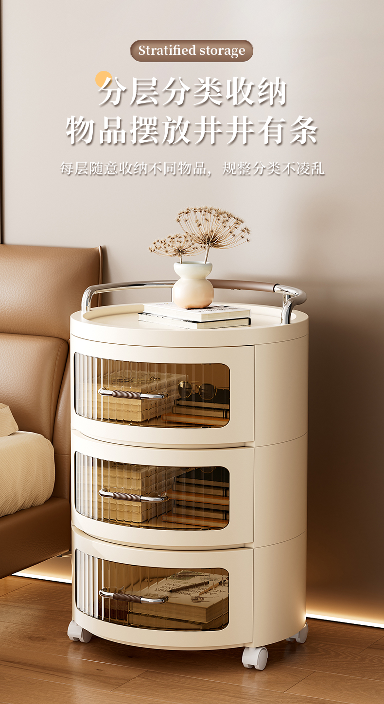 #7292-7295 圆形皮纹把手床头柜详情5