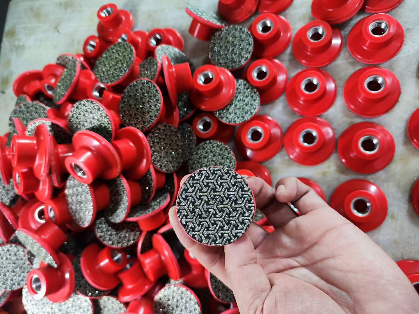 Flexible rigid grinding discs, diamond hand polishing discs, tile edge trimming and grinding wonder tools, marble, glass, rock plate chipping dry grinding discs, polishing tools detail image 8
