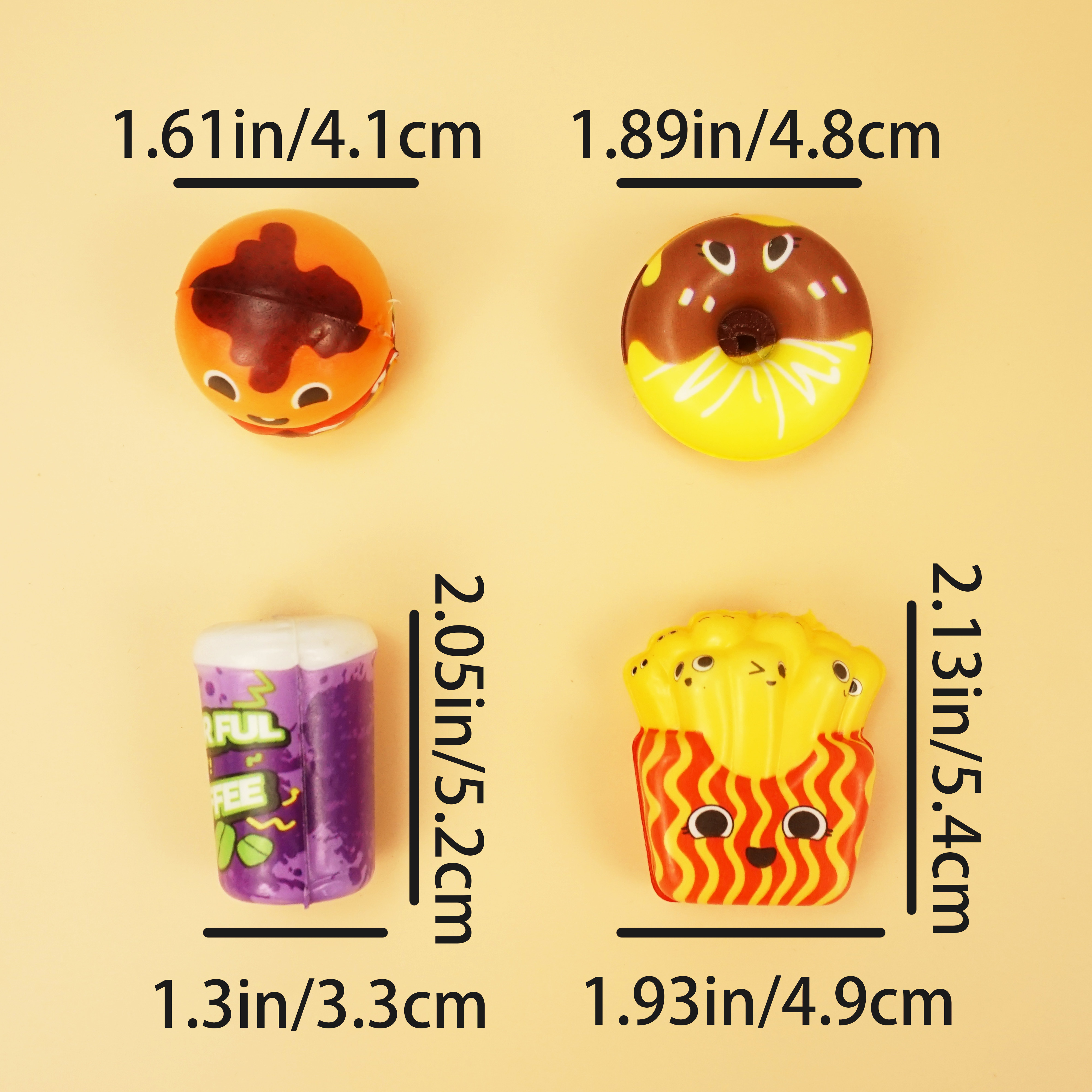 Junk food-shaped extrusion toys Item Picture