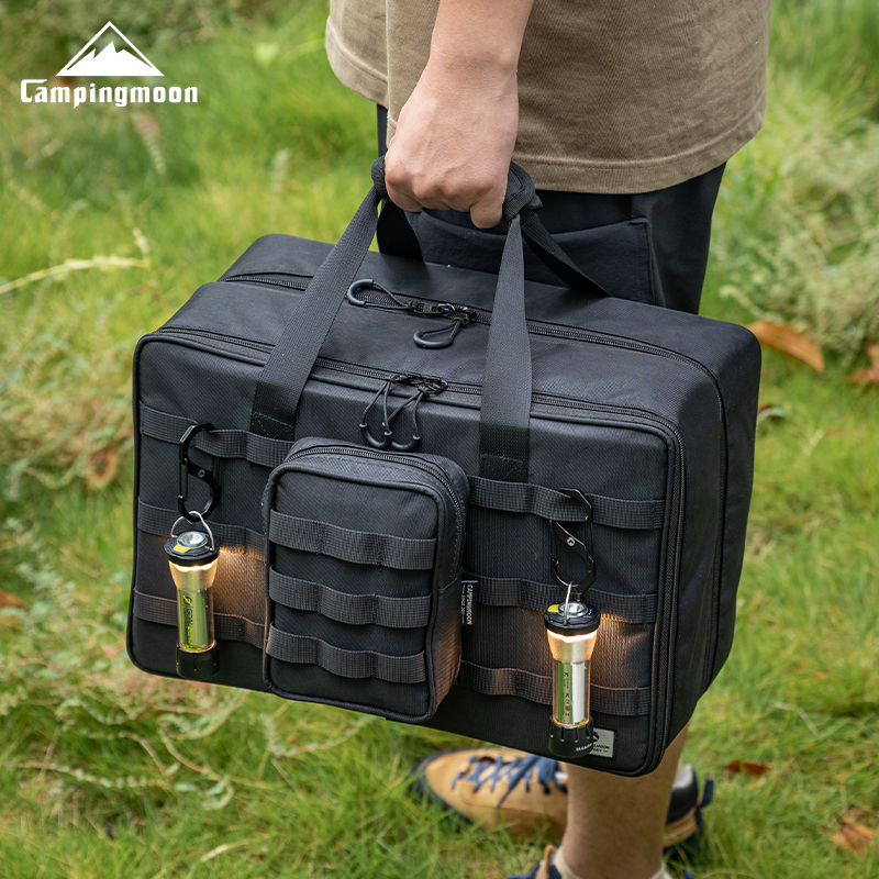 Koman campingmoon large-capacity storage box, camping IGT module, combined storage bag, outdoor tactical compartment toolkit BK-46 Application Scenario