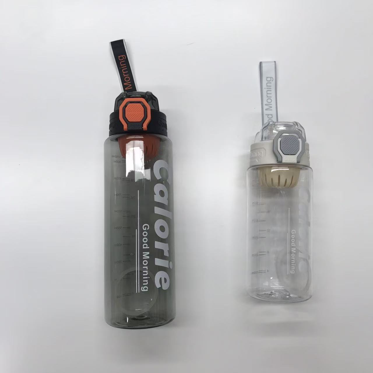 Calorie刻度运动水杯 大容量便携吸管杯 健身户外防漏tritan杯 多色可选详情3