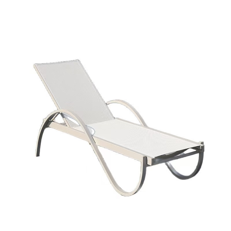 跨境户外泳池躺椅休闲椅庭院露天海景房铝合金阳光房民宿户外躺床详情图3