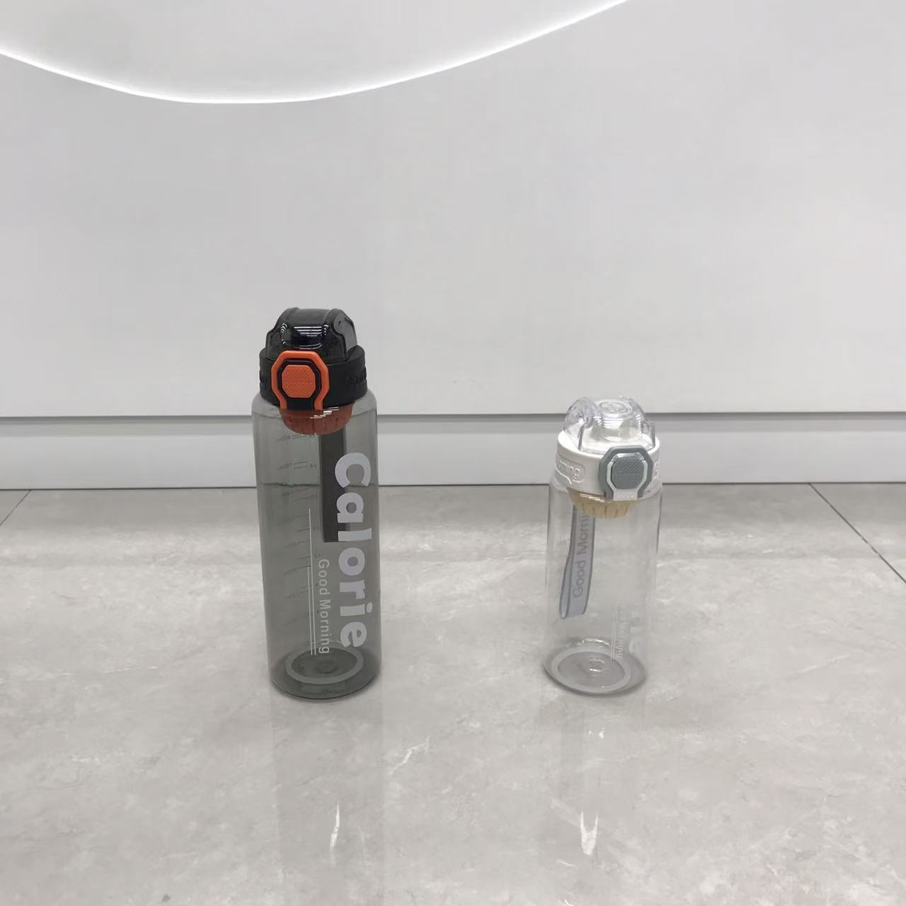 Calorie刻度运动水杯 大容量便携吸管杯 健身户外防漏tritan杯 多色可选详情4