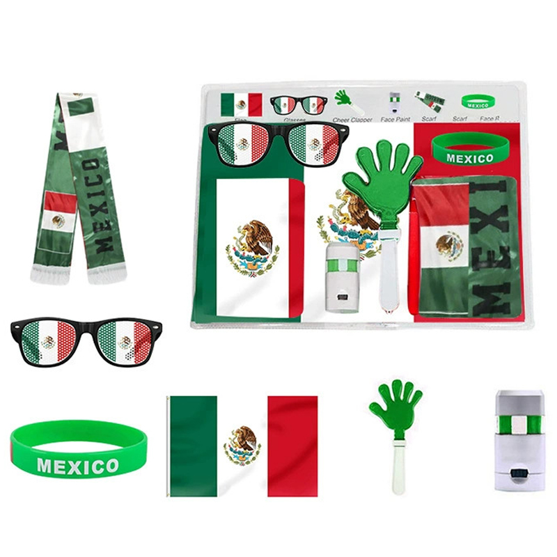 Customized Brazilian flag cheerleading sticks and lanyards for the 2026 FIFA World Cup in the United States, Canada and Mexico Item Picture