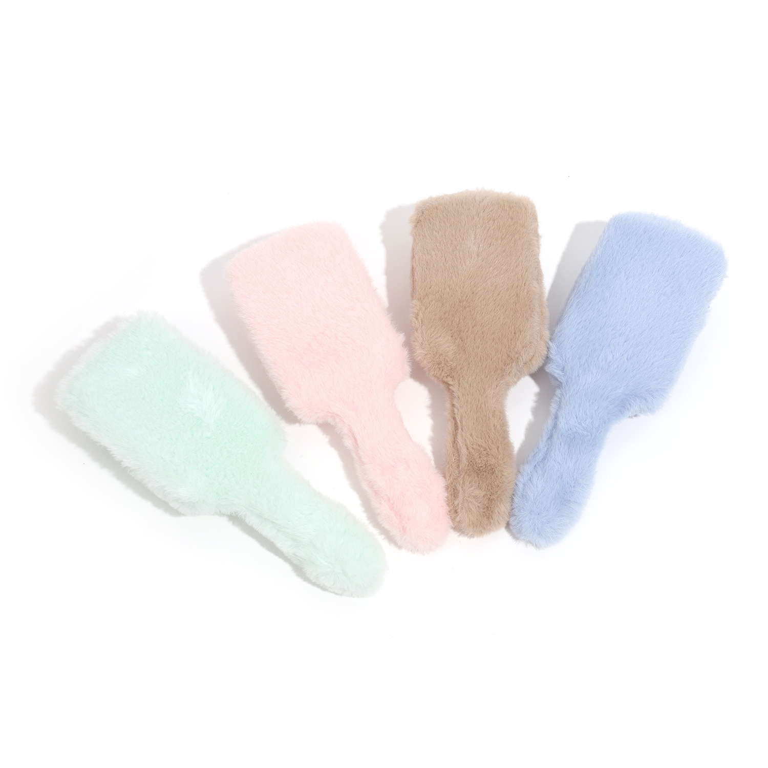 Baihe peluche airbag peinado macaron color airbag masaje ultra suave handfeel cute chica cuidado del cabello airbag peinado details Picture