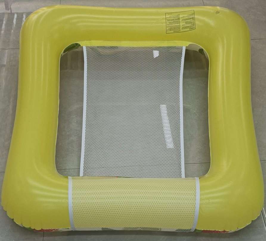 跨境新品方形躺椅浮排加厚pvc网布躺椅浮排水上充气坐骑详情图7