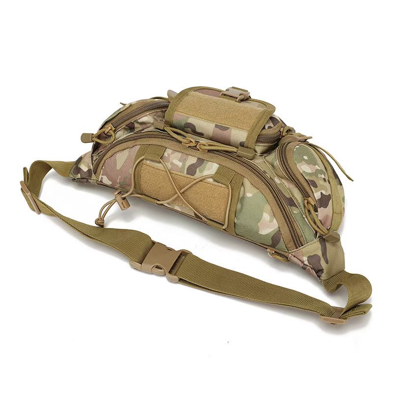 Outdoor sports waist bag, running small waist bag, sports accessories bag, motorcycle waist bag, street vending waist bag, multi-functional, portable and lightweight, suitable for both men and women Specification image