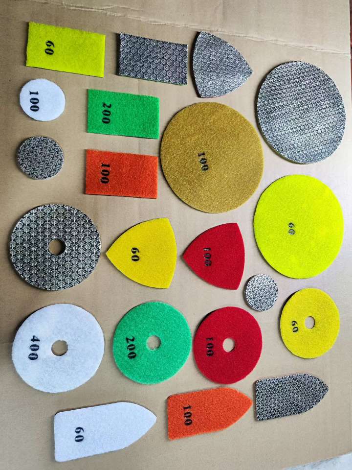Flexible rigid grinding discs, diamond hand polishing discs, tile edge trimming and grinding wonder tools, marble, glass, rock plate chipping dry grinding discs, polishing tools details Picture