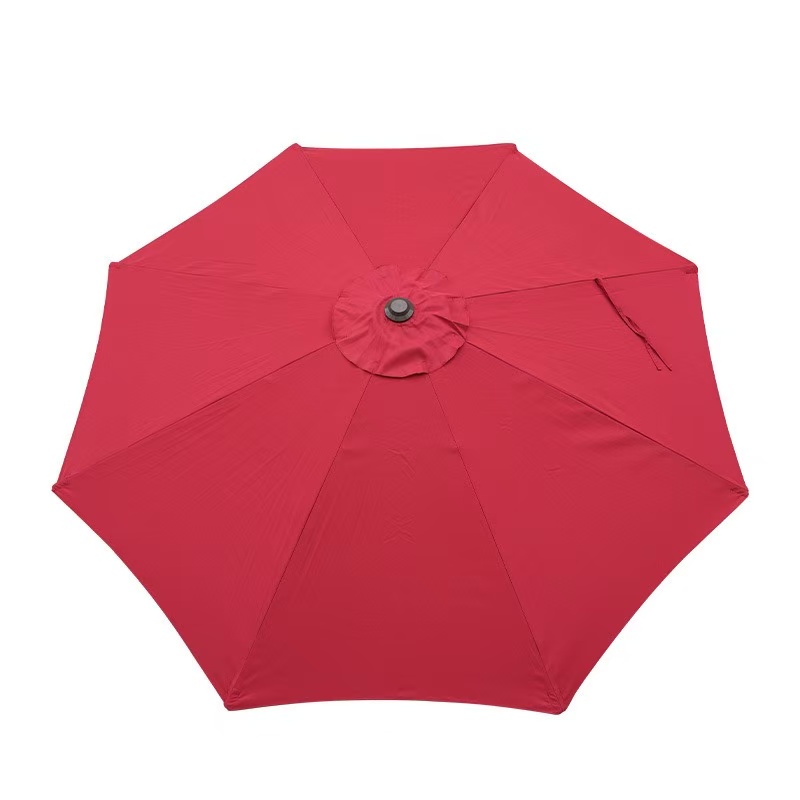 户外遮阳伞2.7米户外庭院中柱伞花园遮阳伞保安防晒伞细节图