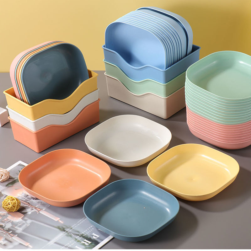  喜望简约8件套装碟盘杯子刀叉勺便携盒产品图