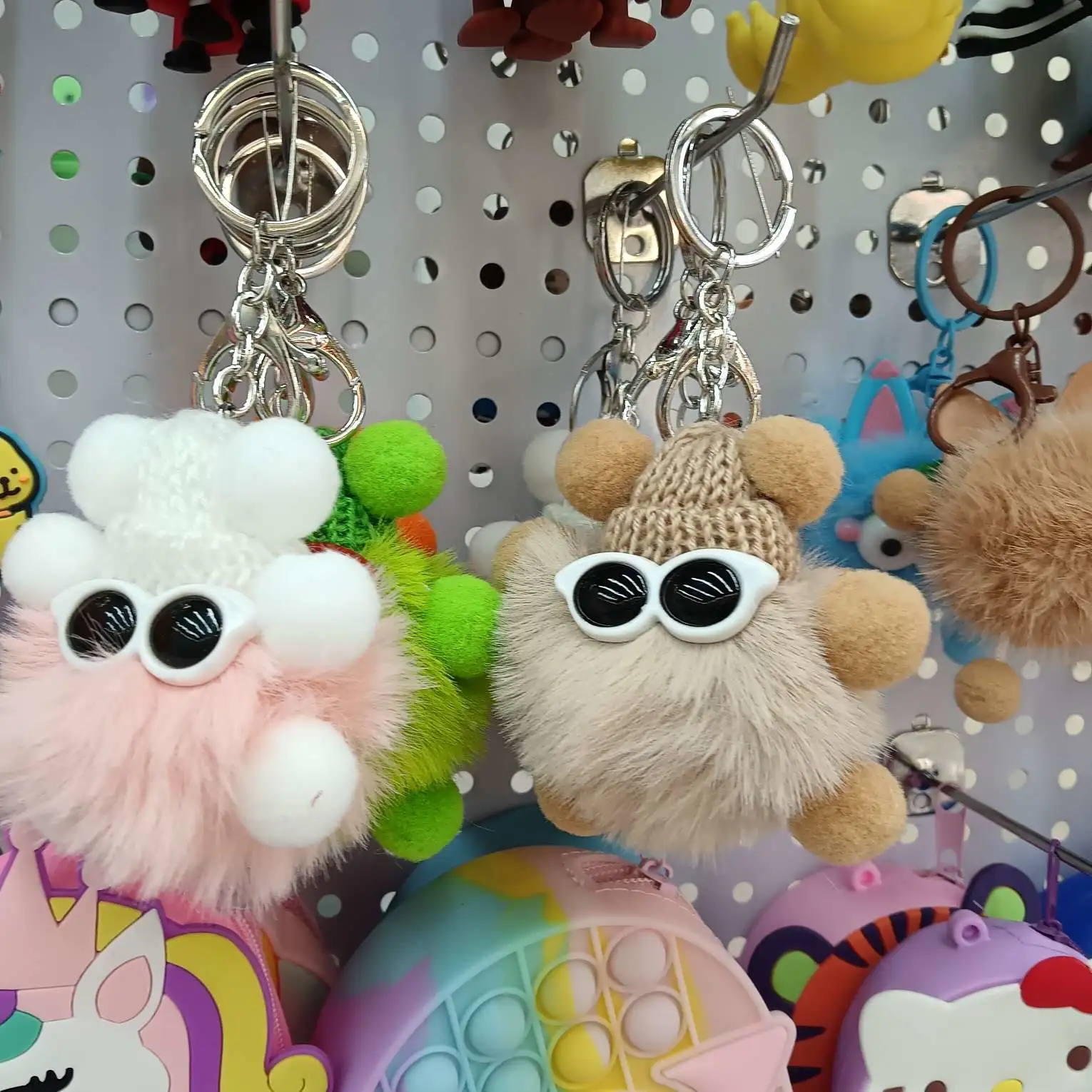 Doll keychain pendant detail image 2