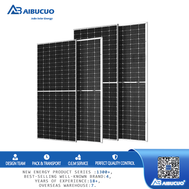 AIBUCUO 巨舶 400W太阳能光伏板单晶电池板太阳能400W 415W 450W AIBUCUO 