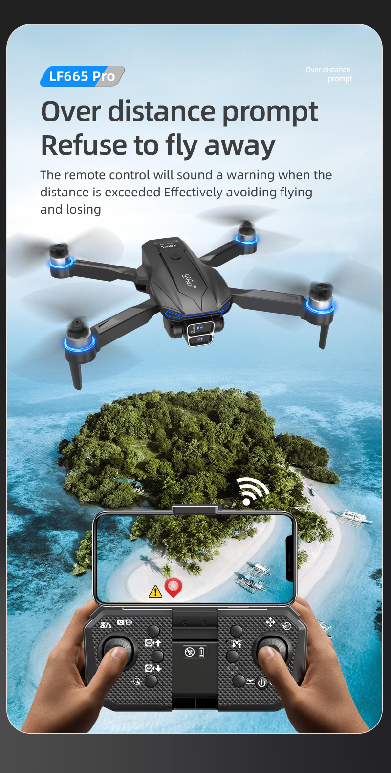 foozacLF665 nueva llegada nueva cámara dual hd con motor sin escobillas drone aircraft pic 10
