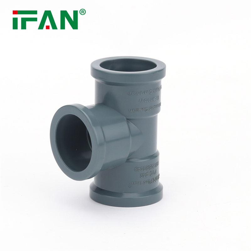 IFAN Plumbing PVC Pipe Tee Elbow NBR SCH80 UPVC Pipe Fitting Specification image