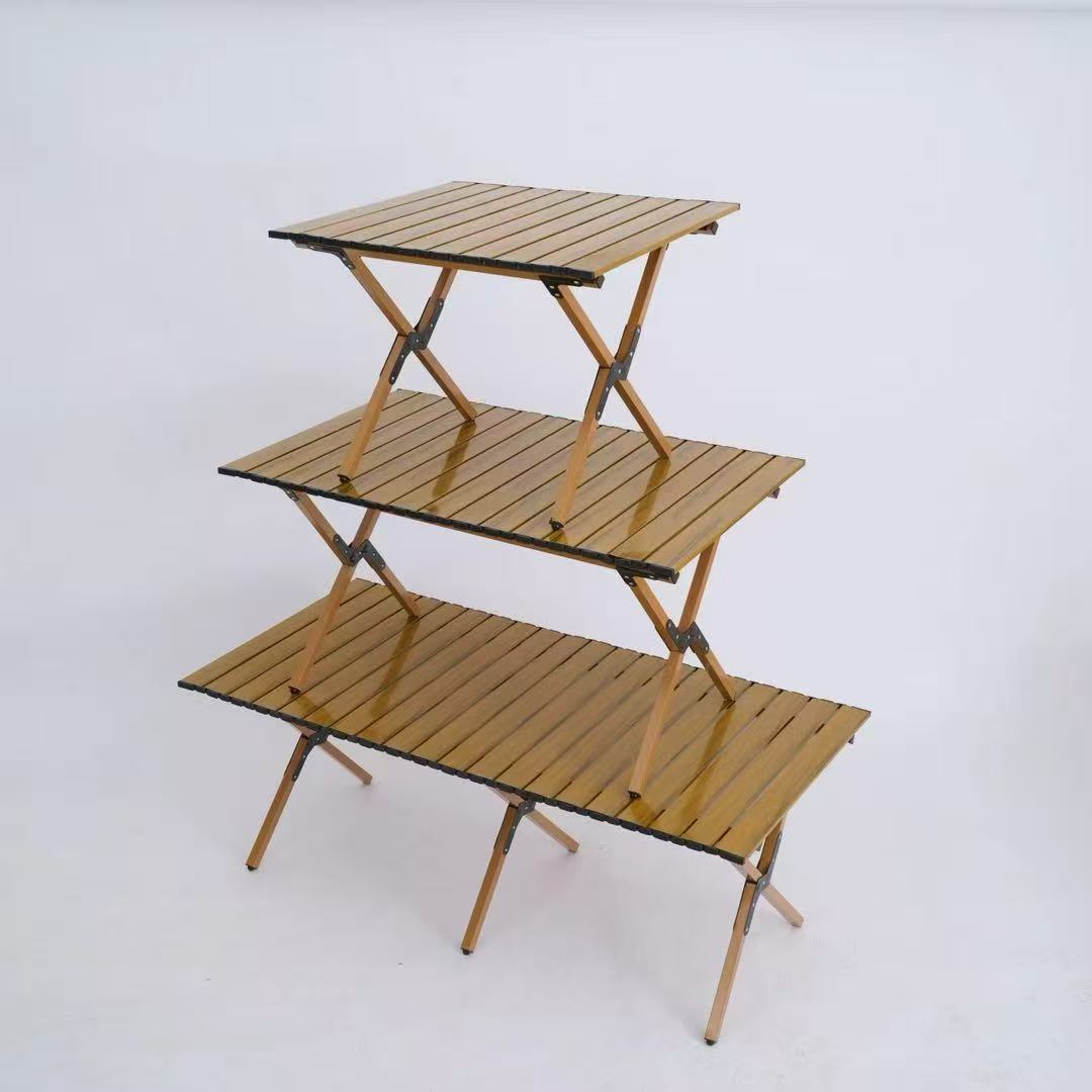 方管桌户外折叠桌承重强收纳方便露营桌野餐桌